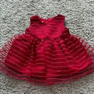 Purple Rose Red Tulle Baby Party Formal Dress